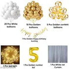 39 Pcs 5th Birthday Decoration kit, Multicolour, Set of 1