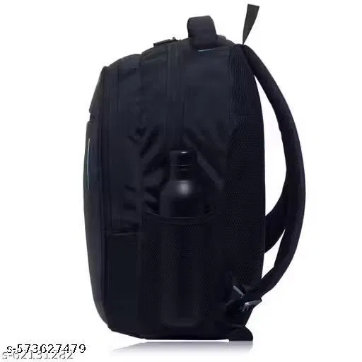Polyester Backpack for Men & Women, Black