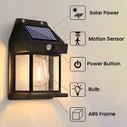ENARA Solar Wall Light – Wireless Motion Sensor LED Sconce, Waterproof Outdoor Lantern with 3 Modes 