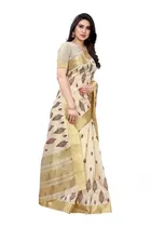 Printed Saree with Blouse Piece for Women 