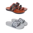 Combo of Flipflops & Sliders for Men 