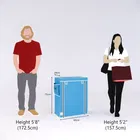 VEERJI 4 layer Collapsible Wardrobe 