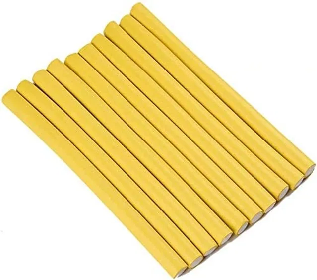 Rubber Hair Curling Twist Flexi Sticks (Multicolor, Pack of 10)