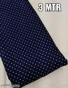 Plain Crepe Kurti Fabric for Women 