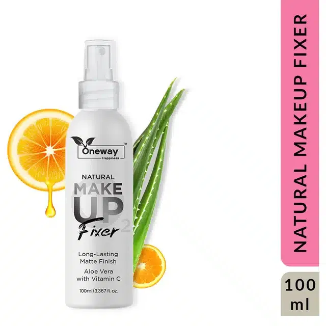 Oneway Happiness Matte Finish Professional Makeup Fixer Spray (100 ml)