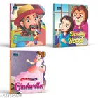 Fairy Tale Shaped Story Book | Beauty and the Beast, Cinderella, and  Tom Thumb  | Book for kids | Board Book for kids | fairy tales | story book 