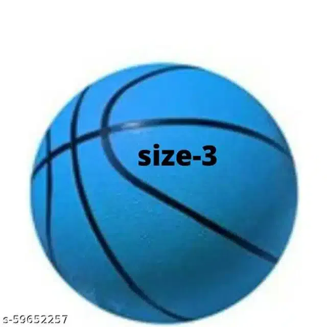 Rubber Basketball (Size 3, Multicolor)
