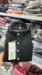 Embroidered Mandarin Neck Kurta for Men 