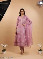 Bandhani Printed Jaipuri Designs Embroidered Top Bottom Duppata for Women 