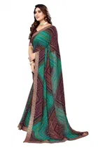 Georgette Printed Saree for Women 