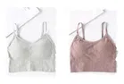 Cotten Blend Solid Padded Bras for Women 