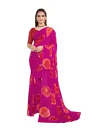 Georgette Printed Saree for Women 