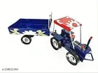 Tractor with Trolley Toy for Kids (Multicolor)