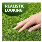 MORAJ Artifical Grass Mat 37x57 cm, [Pack of 2]