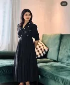 Rayon Solid Anarkali Kurti for Women 