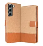 Artificial Leather Mobile Flip Cover for Infinix X6720 / Hot 50 5G 