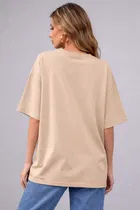 Oversized Cotton Blend T-shirts for Women 