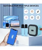 TecSox Karaoke Speaker 6 W Bluetooth Speaker Bluetooth v5.0 with USB,SD card Slot,Aux,3D Bass Playback Time 3 hrs