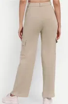 Knitted Poly twill Cargo Trouser / Pant for Women 