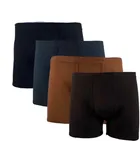 Cotton Trunks for Men (Multicolor, 80) (Pack of 4)