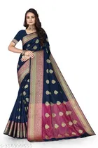 Banarasi Silk Zari Woven Saree for Women 