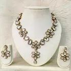 Beautiful Kundan Necklace for Women & Girls, White