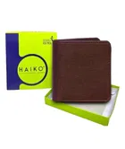 Casual Bifold Drak brown wallet for men (Pack of 1)