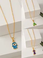 Gold Plated Chain & Pendant for Women & Girls 