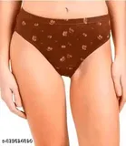 Floral Mid Rise Briefs for Women 