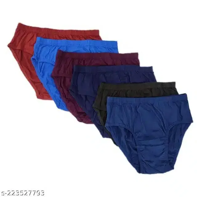 Cotton Briefs for Women (Multicolor, S) (Pack of 6)