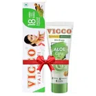 Vicco Vajradanti Saunf Flavour Ayurvedic Toothpaste 200 g with free Vicco Turmeric Aloe Vera Skin Cream 15 g. (Worth rupees 65)
