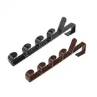 Door Wall Hooks Rail Plastic Cloth Hanger, Multicolor