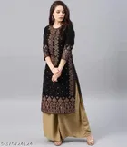 Cotton Printed Kurta with Pant for Women 