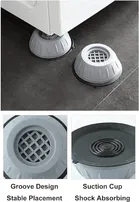 Plastic Shock Absorber Suction Cup Stand Pads for Large Appliances 