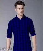 Cotton Blend Checked Shirts for Men, Multicolor, Pack of 2 