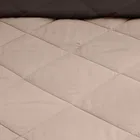 Sarangi Solid Reversible Comforter 1.5Kg for Plum Purple and Moody Mauve