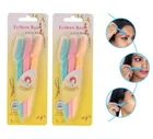 Plastic Face Razor for Women (Multicolor, Pack of 6)