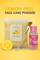 Lemon PowderWith Gulab Jal & Applying Brush Pack Of 3