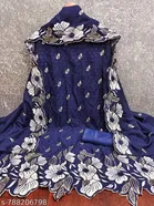 Punjabi/All Over Suits Embroidered Floral Semi-Stitched Suits 