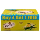 Santoor Aloe Vera and Lime Fresh Soap 5X125 g 