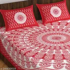 Cotton Double Bedsheet with 2 Pillow Cover 
