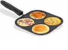 Aluminium 4 Section Appam Maker (Black)