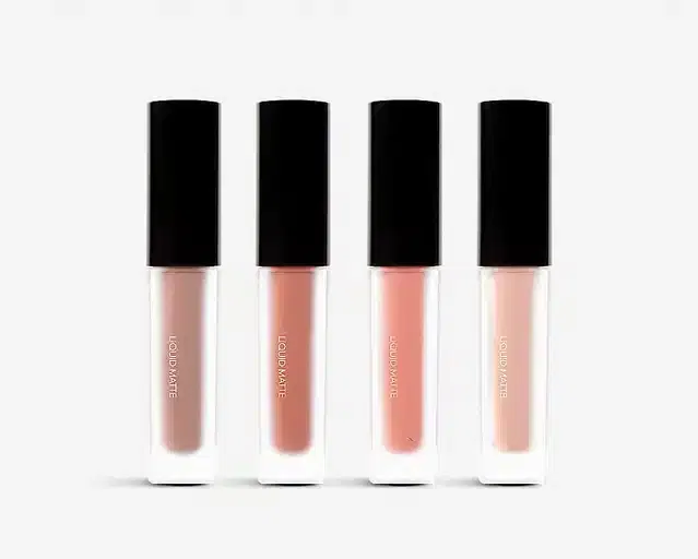 Liquid Matte Lipsticks (Nude, Pack of 4)