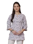 Cotton Printed Top for Women 
