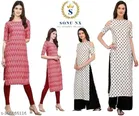 Crepe Kurtis for Women 