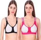 Cotton Blend Non Padded Bra for Women 