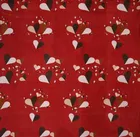 YS COTTON FEEL DOUBLE BEDSHEET HEART 88x88INCH RED