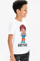 Round Neck Printed T-Shirt for Boys 