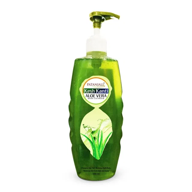पतंजलि केश कांति एलोवेरा हेयर क्लीन्ज़र 450 ml (बोतल)