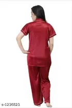 Satin Nightsuit Set for Women 